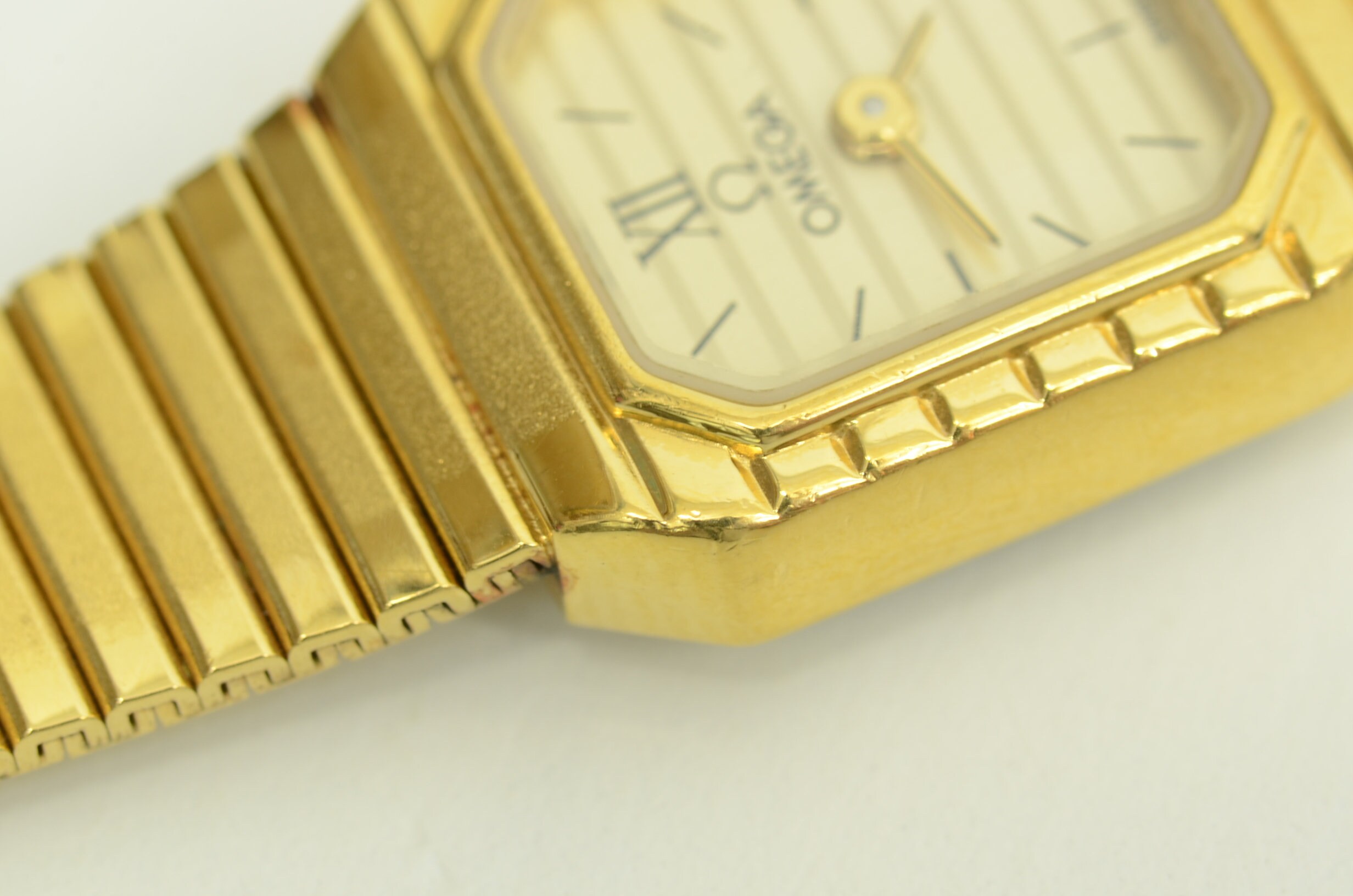 Authentic Omega Ladies Watch Vintage GP 16mm Striped Dial Etsy Australia