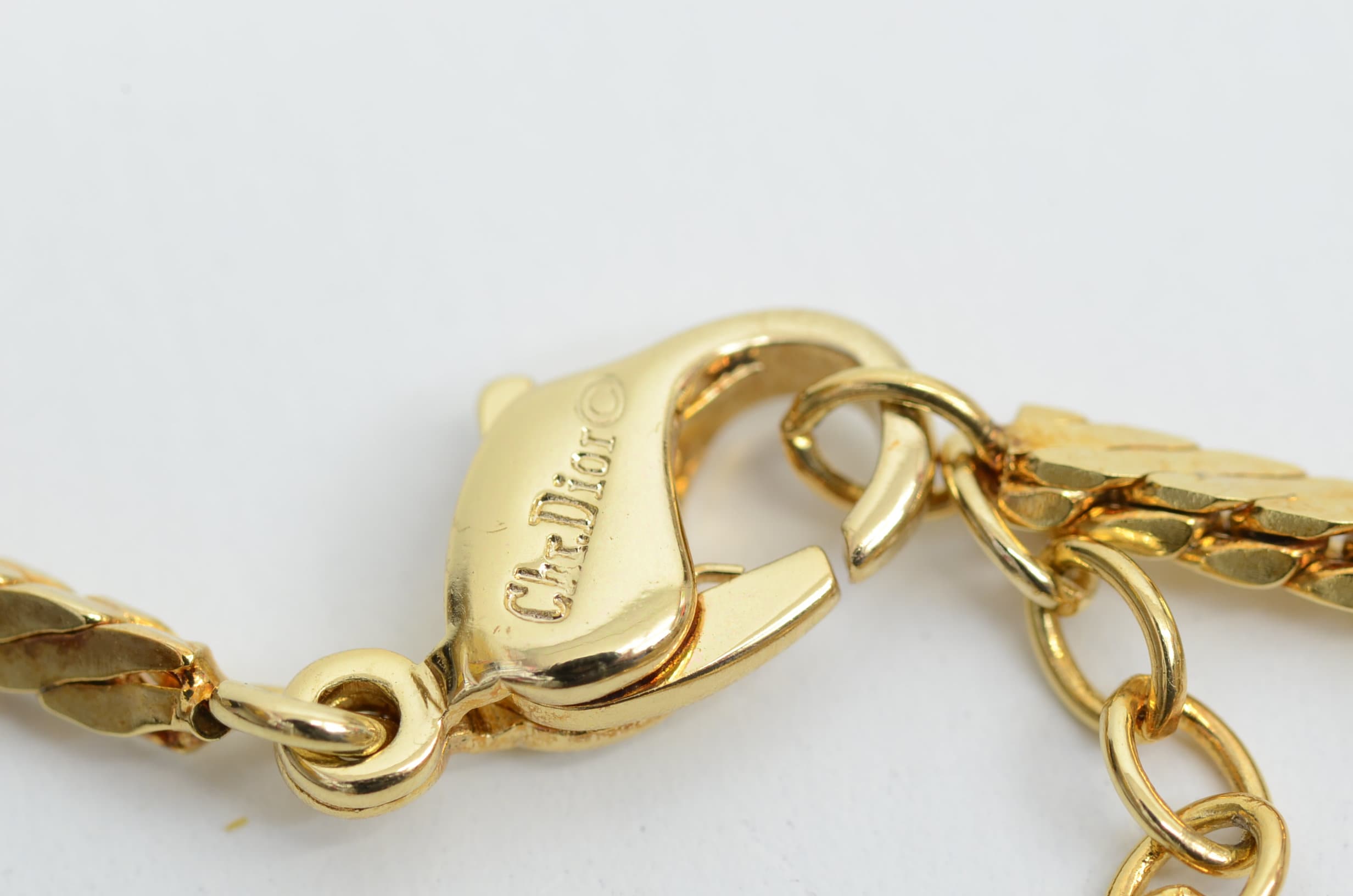 Authentic Christian Dior Necklace Signature Monogram