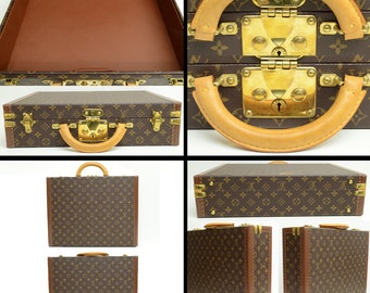 Louis Vuitton 70s Briefcase Attaché-Case President, Cost price , Monogram  at 1stDibs