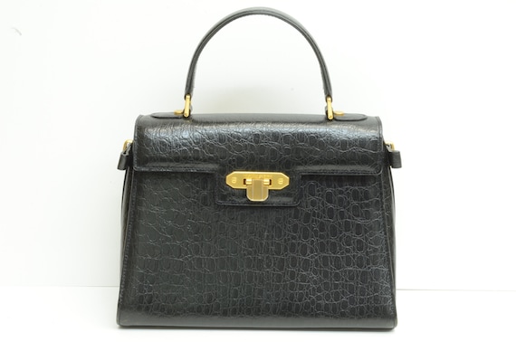Authentic Valentino Garavani Handbag Leather GP Slide Clip Lock