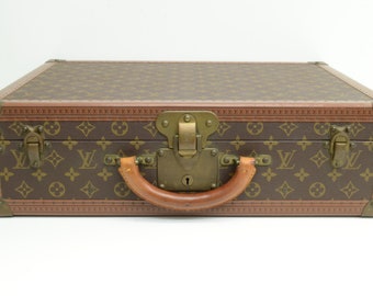 LOUIS VUITTON Vintage Cotteville 50 Monogram Canvas Suitcase — Garment