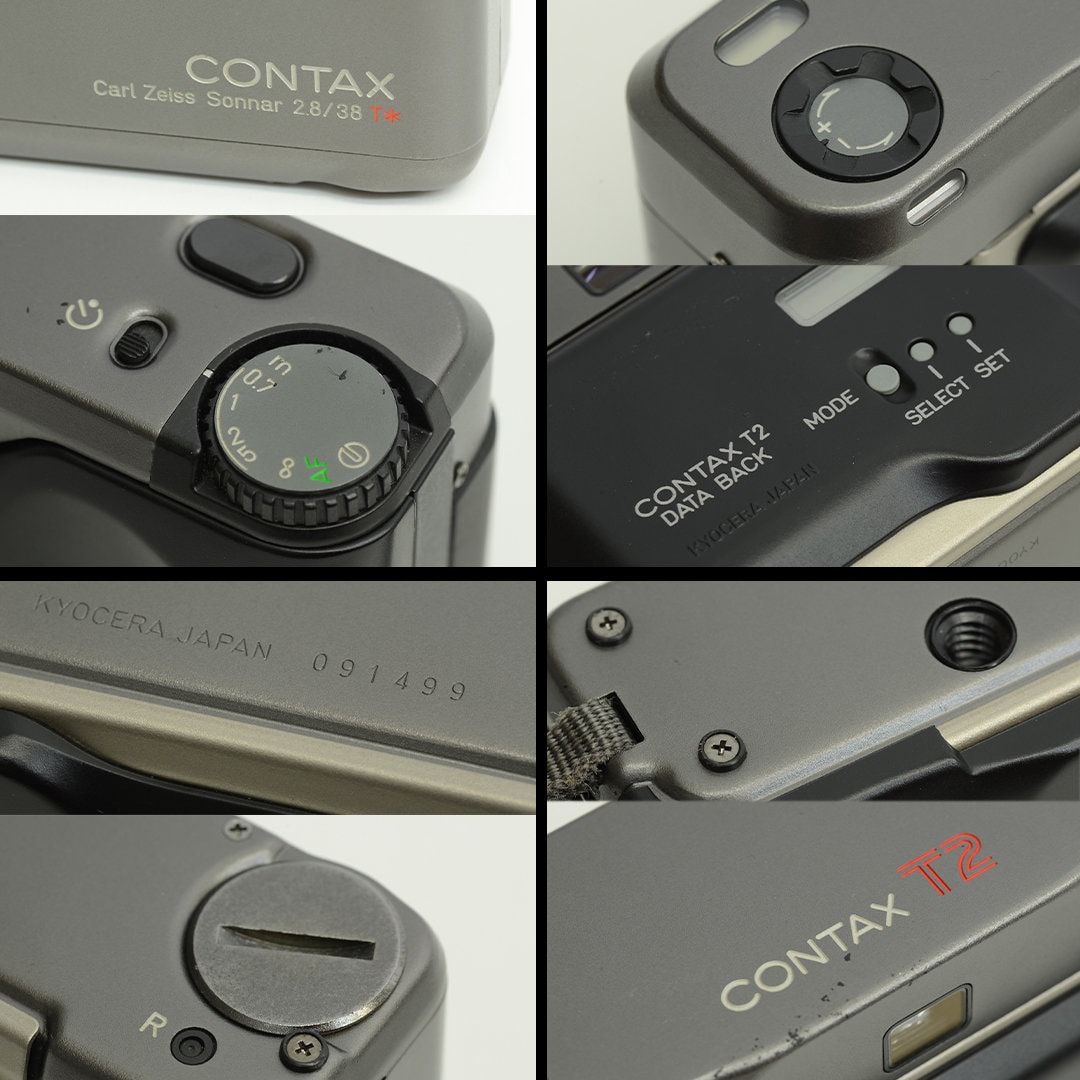 Authentic Contax T2 Camera 38mm Autofocus Carl Zeiss Sonnar