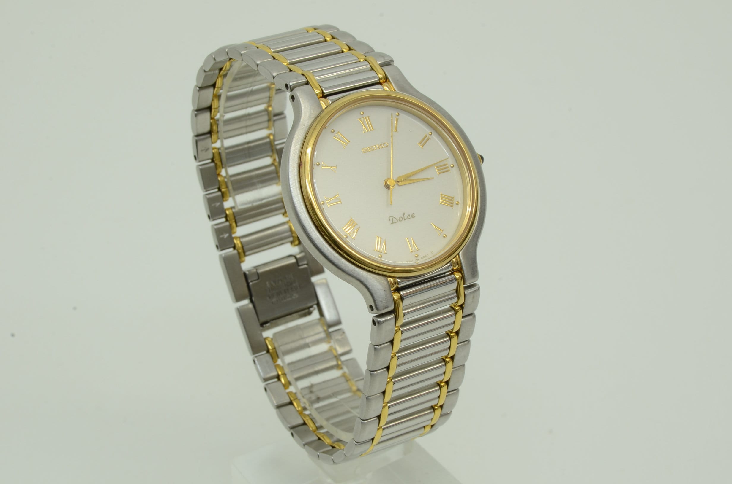 Authentic Seiko Dolce Watch GP Roman Numeral 32mm SS Steel Authentic Seiko Dolce Watch GP Roman Numeral 32mm SS Steel