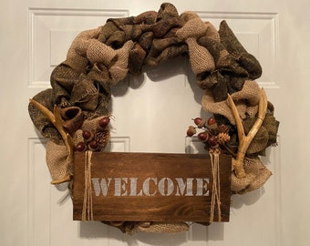 camo burlap rolls for wreaths
