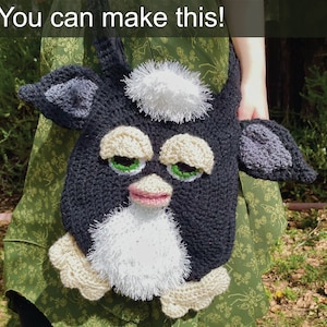 Furby Bag Crochet Pattern | English PDF digital file | instant download