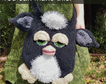 Furby Bag Crochet Pattern | English PDF digital file | instant download