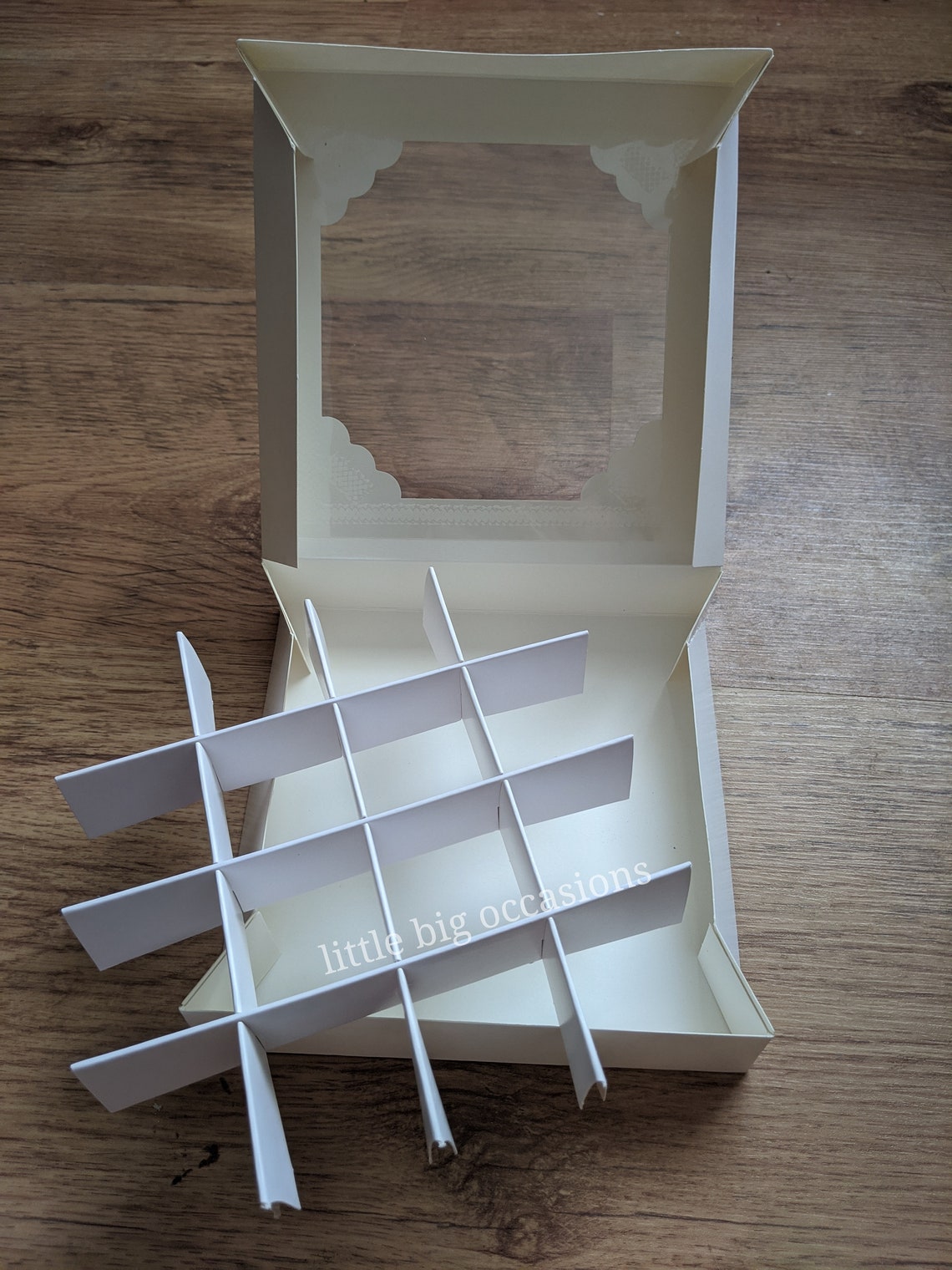 Empty Cardboard Sweet Gift Box Flat pack Easy to assemble Etsy