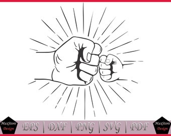 Download Fist Bump Svg Etsy