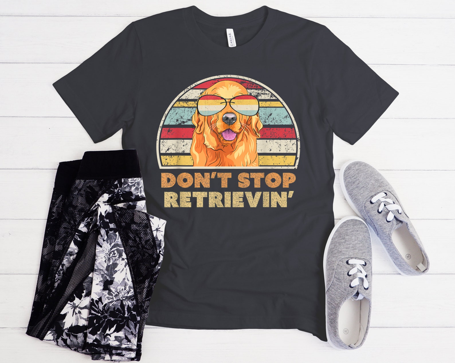 Don't Stop Retrieving T-Shirt Animal Lover T-Shirt Retro | Etsy