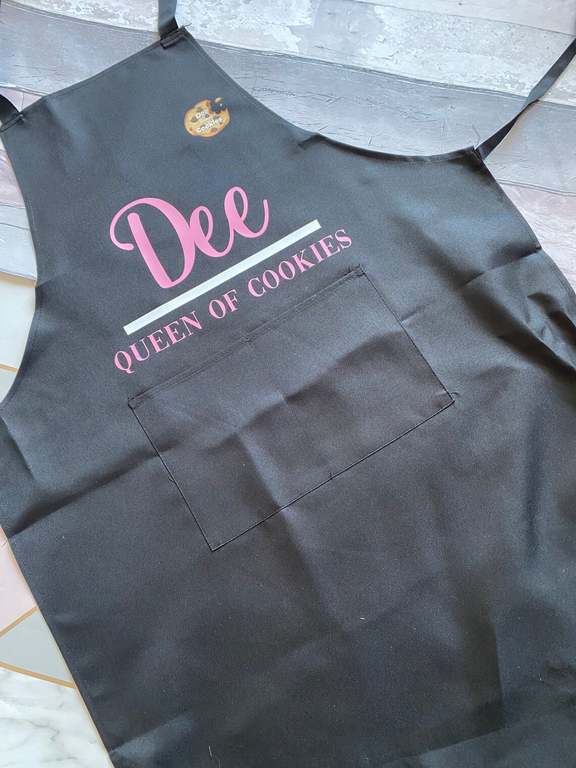 Personalised chefs apron with business logo printed on. Etsy
