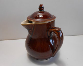 Vintage Saint Uze glazed milk pot / pitcher / milk jug