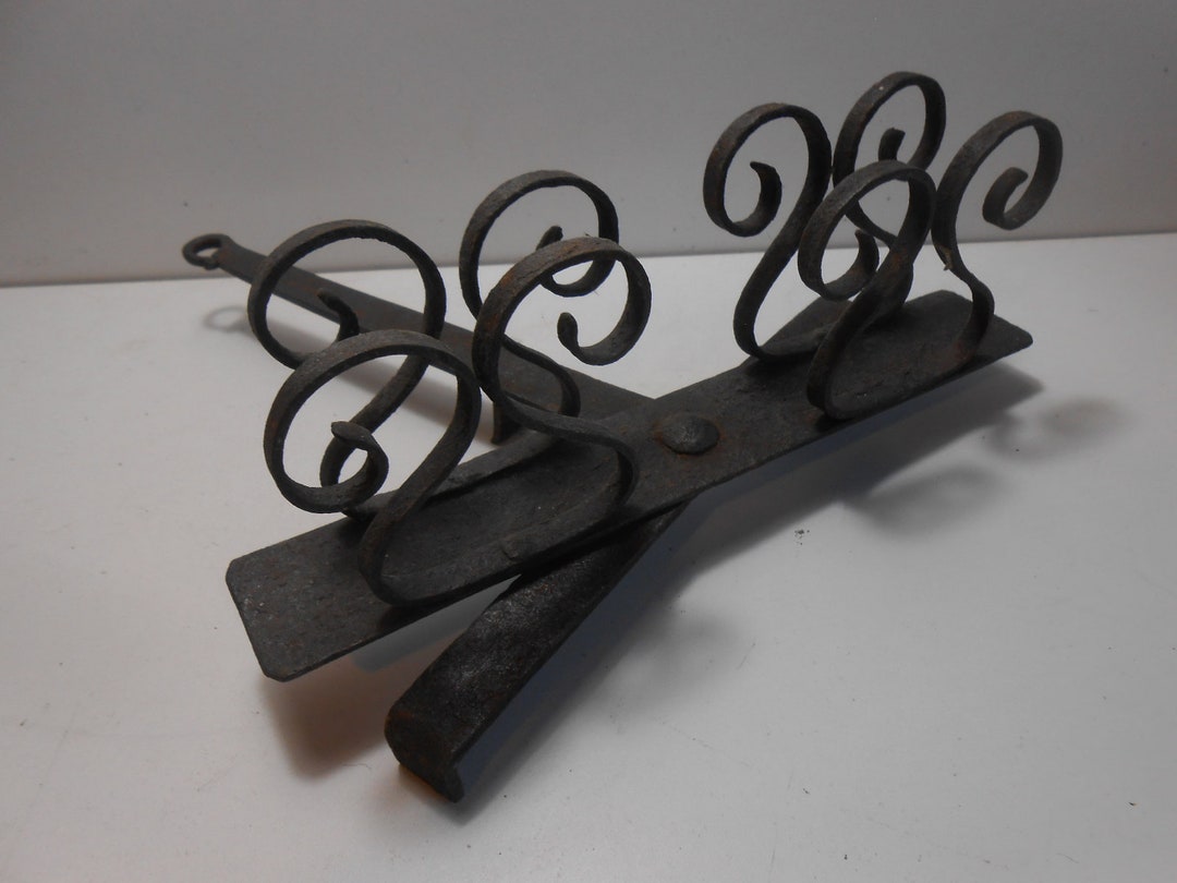 Wrought Iron Fireplace Toaster Etsy