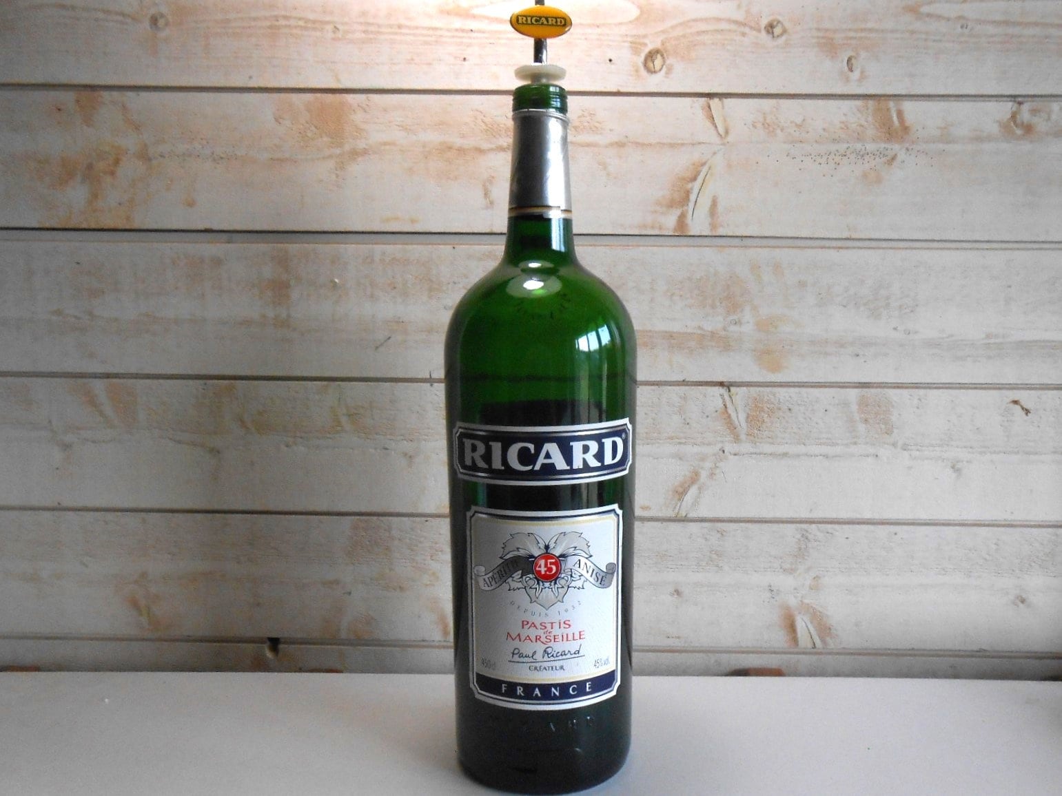 Empty Ricard bottle 4.5 l / pastis de Marseille / pastis bottle