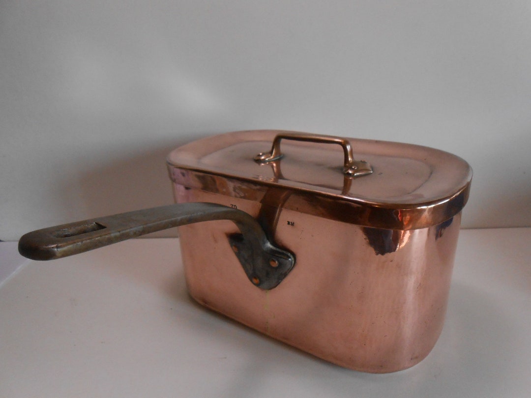 Daubière / Tinned Copper Braiser casserole / French Copper Etsy