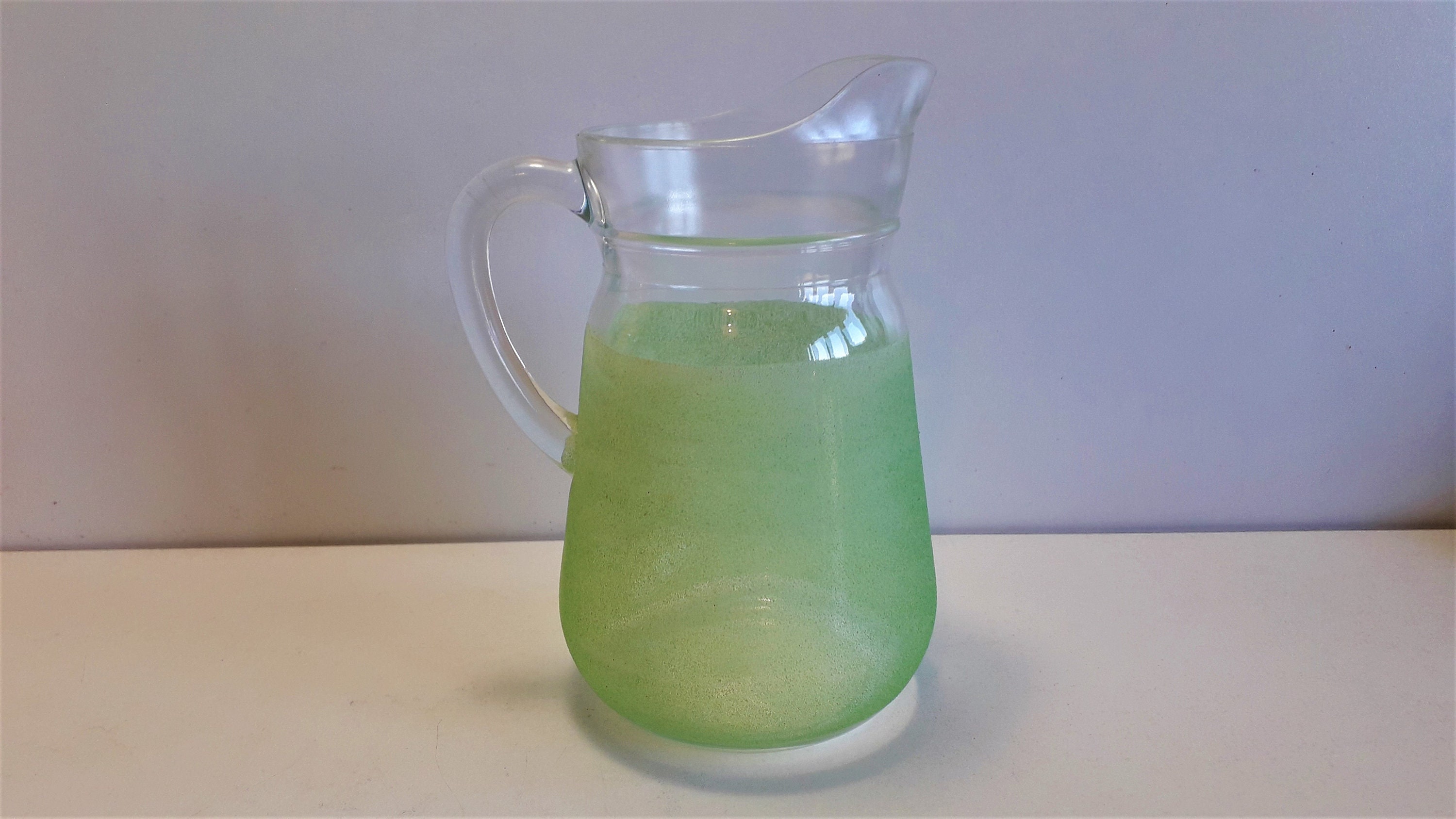 Carafe Vintage 70's Granitée Vert/Jug