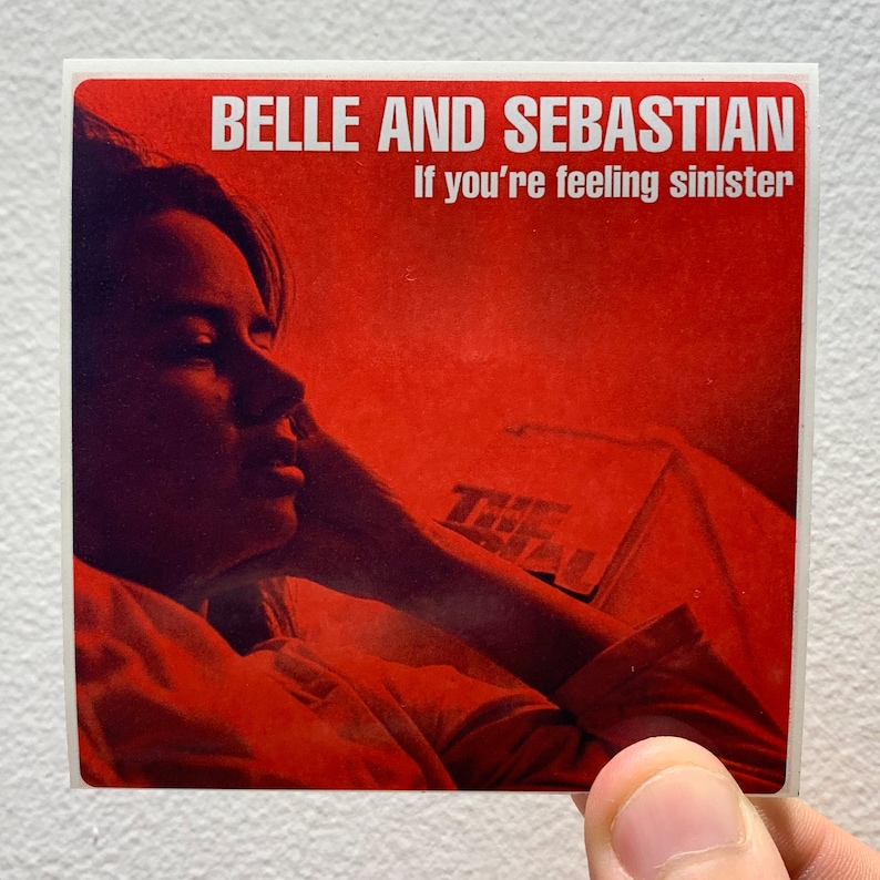 Belle and Sebastian If Youre Feeling Sinister 3 x 3 Album Cover Sticker