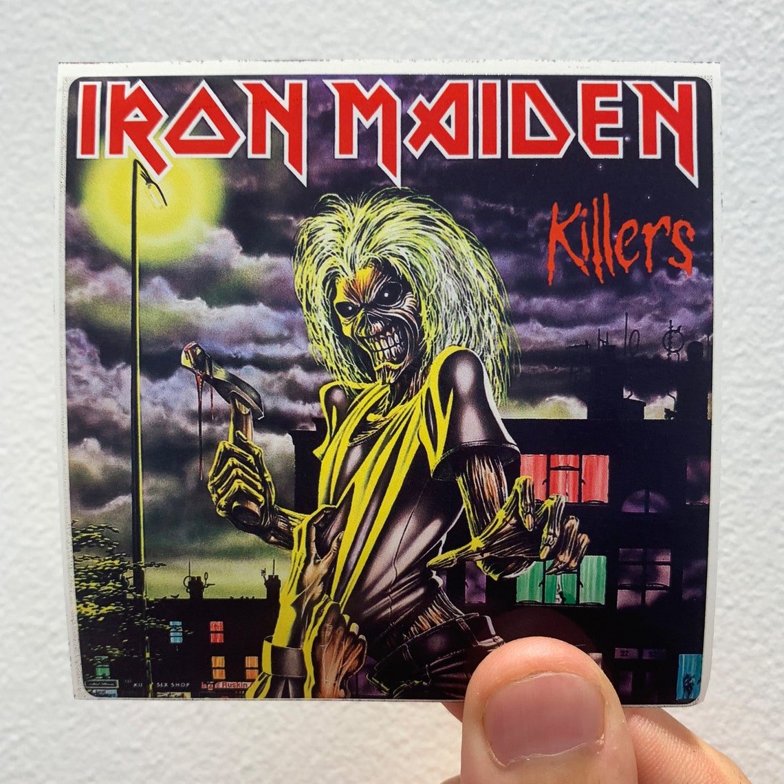 Iron Maiden Killers 3 x 3 Album Cover Sticker Etsy