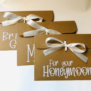 Personalized Wedding Gift Envelope – Honeymoon Fund Cash Envelope