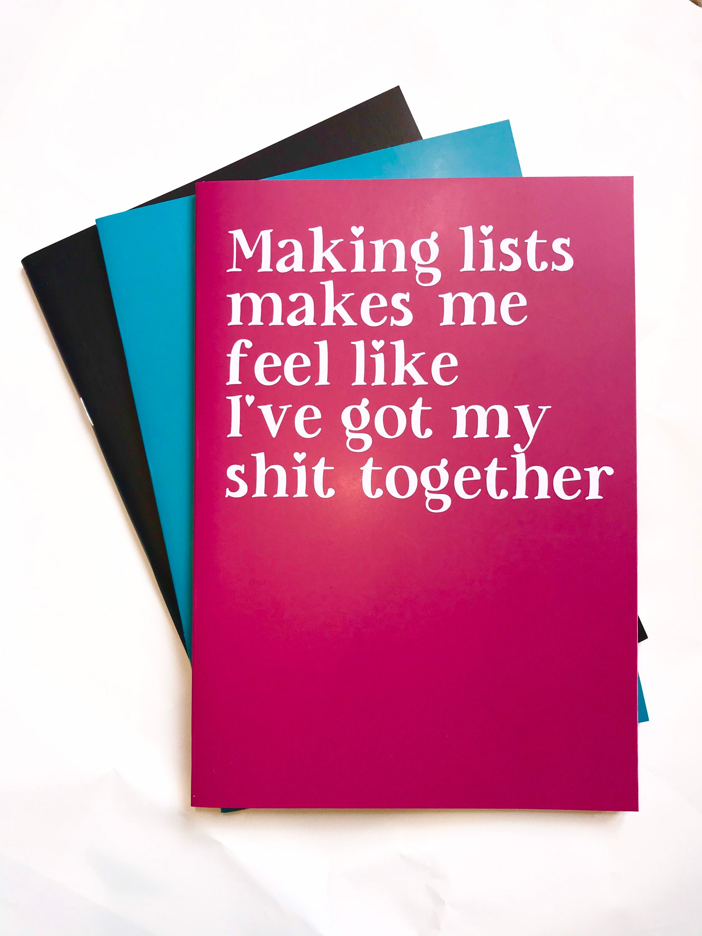 Funny Notebooks A5 Ive got my shit together notebook Etsy