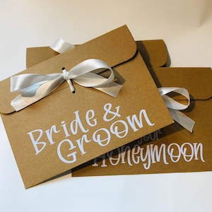 Personalised Wedding Gift Envelope – Honeymoon Fund Cash Envelope bild 3