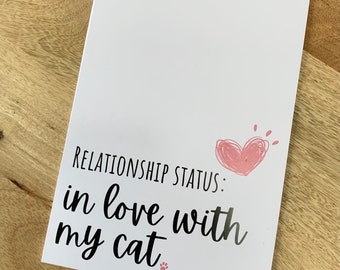 Funny Cat & Dog Quote Print: Pet Lover Wall Art (A5)