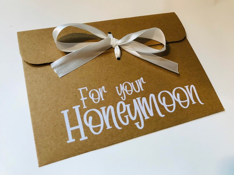 Personalised Wedding Gift Envelope – Honeymoon Fund Cash Envelope bild 2