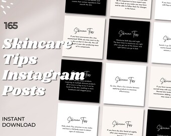 Personalización** Consejos de esteticista para el cuidado de la piel Instagram / Plantilla / Plantilla / Plantilla de Instagram / Medspa Beauty Skincare