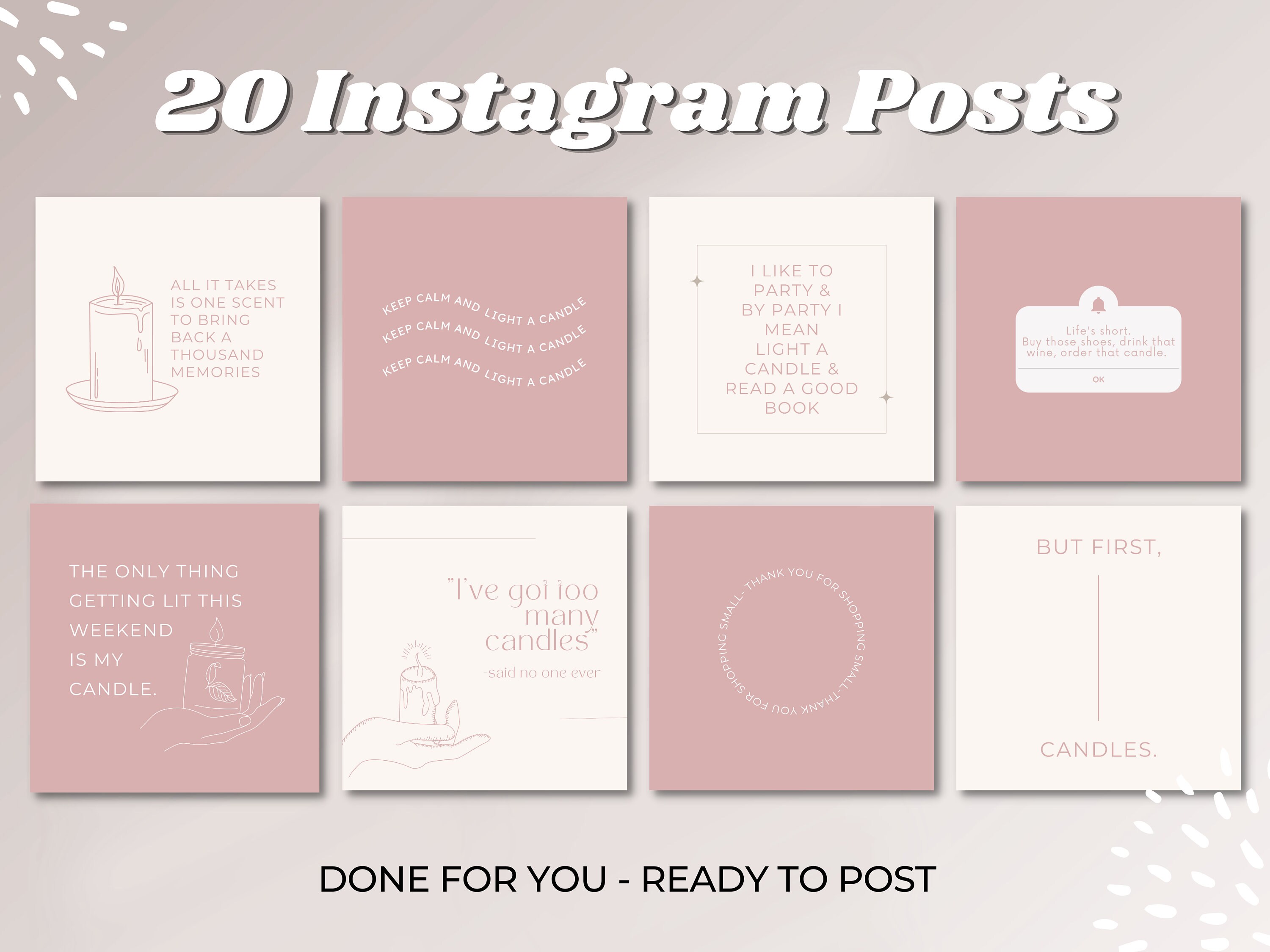 Candle Maker Quotes Instagram | Candle Business Done for You Posts ...