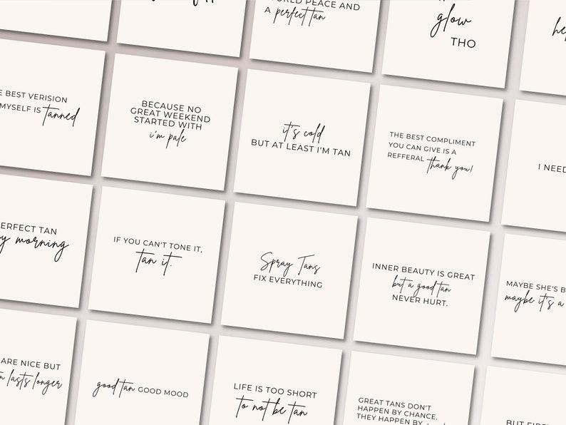 Spray Tan Quotes Instagram Template Canva Editable Template Instagram Template Spray Tan Social