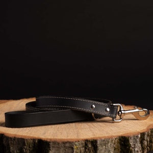 Amish made leather dog leashes deals