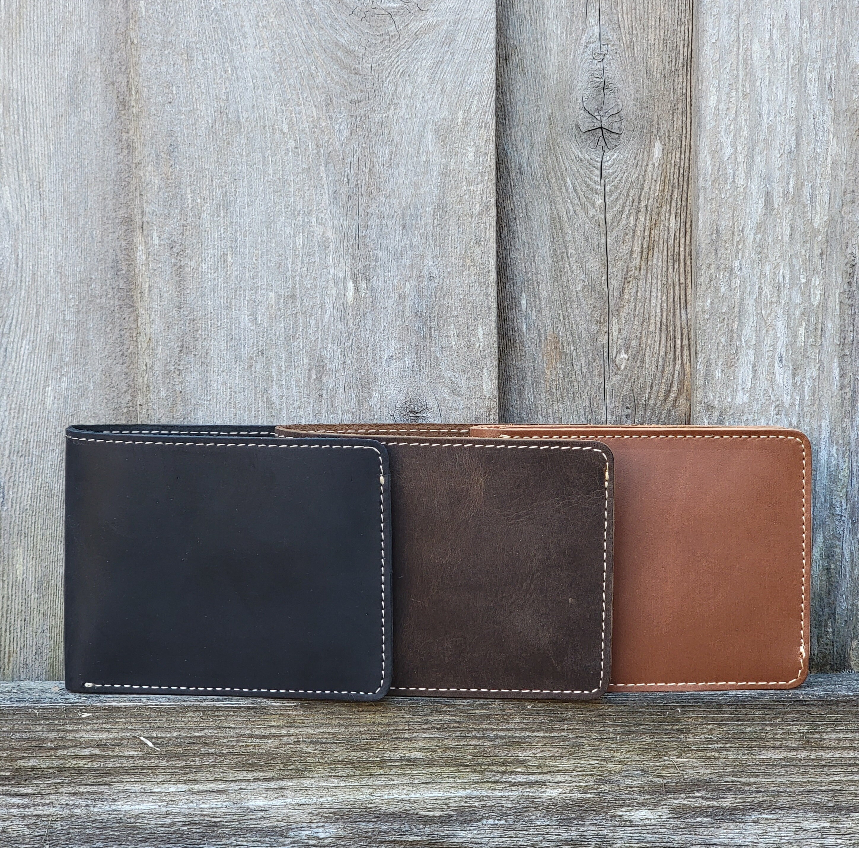 Leather Wallet Classic Brown HANDCRAFTED 100 FULL GRAIN Etsy Canada