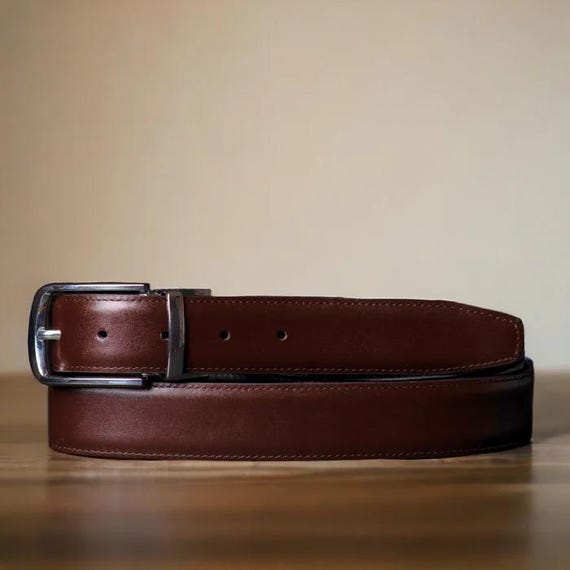 men's reversible leather dress belt Amazon.com: Perry Ellis Men's Portfolio 2-Tone Reversible Belt with Matte and Shine Buckle (Sizes 30-42 Inches), Black/Brown, 30 : Clothing, Shoes & Jewelry