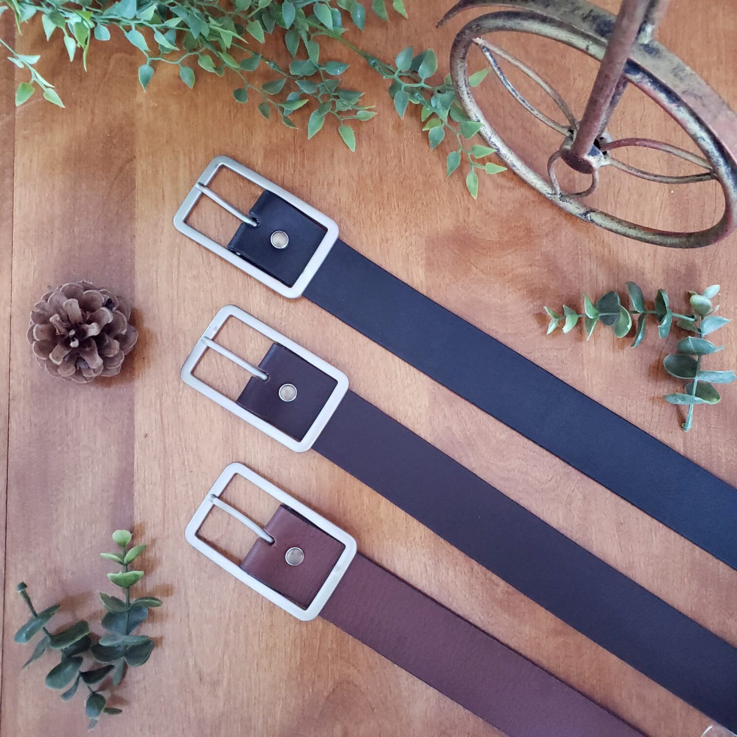 Women's Brown Dress Belt High Waist Belt Full Grain Etsy