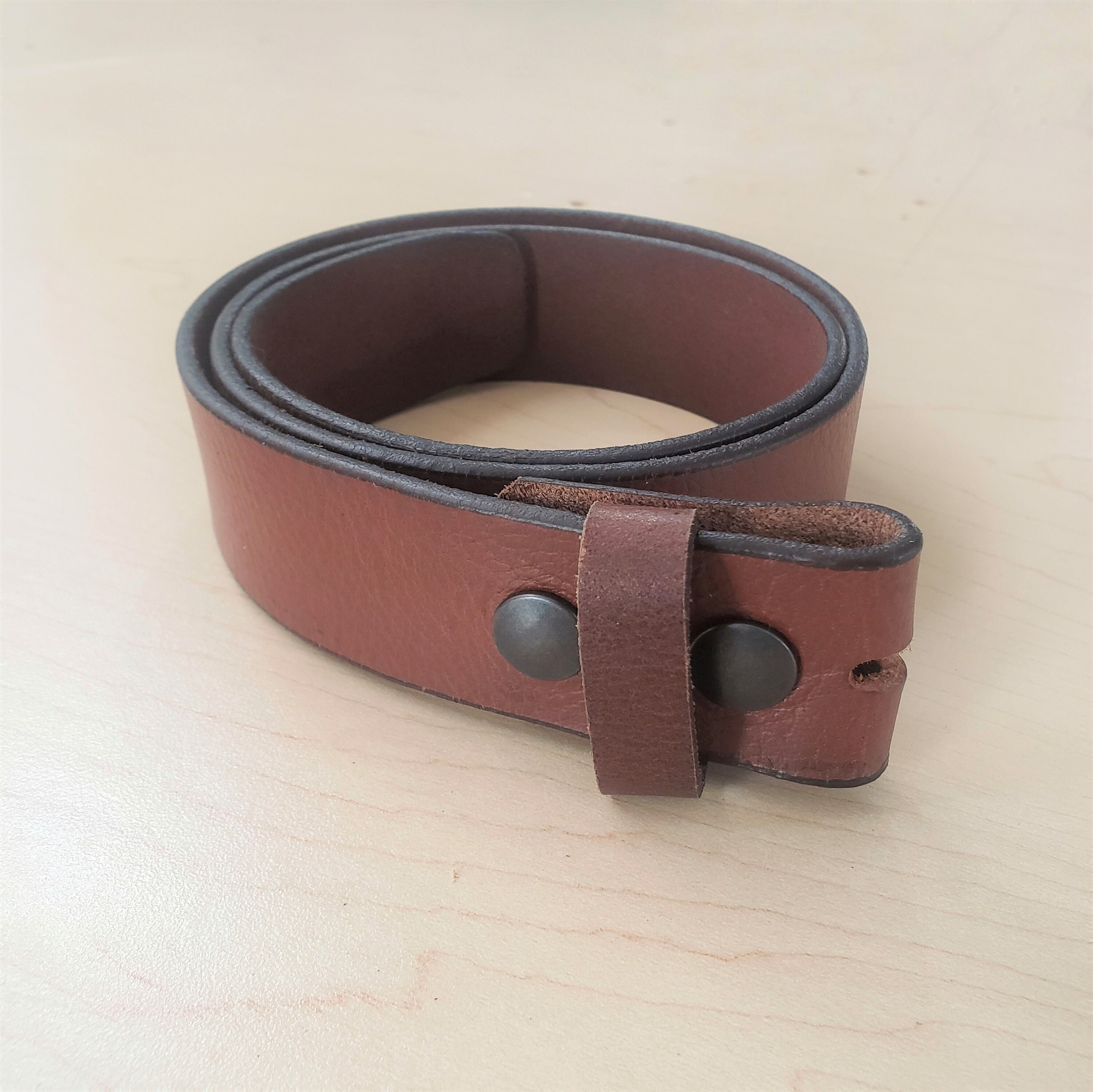 Leather Belt Snaps Leather Belt Strap With Snaps Full Grain Etsy UK