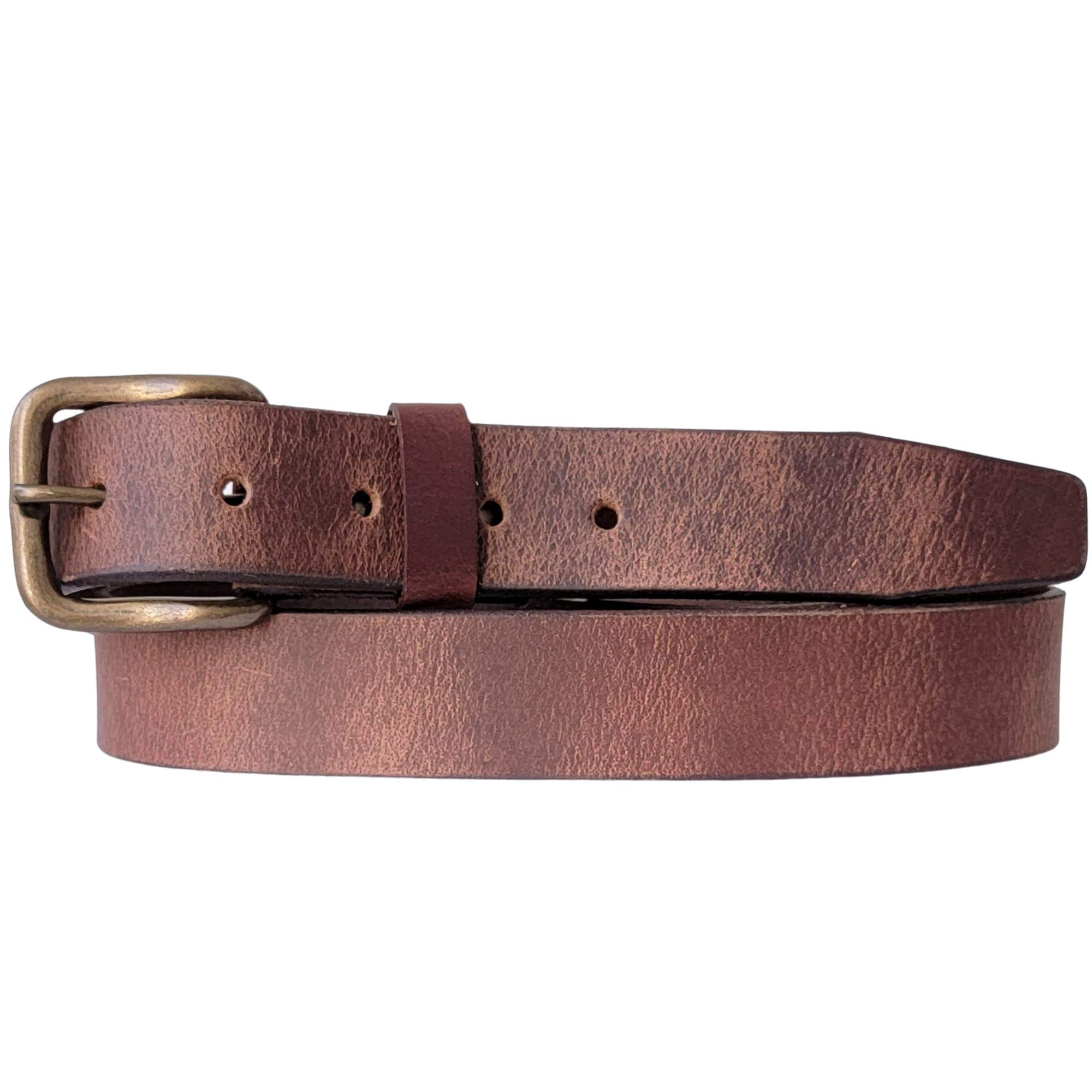 Distressed leather belts sale
