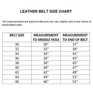 Mens Leather Belt Black Double Grommet Full Grain Leather - Etsy