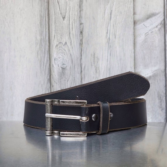 Leather Belt, Premium Italian Leather HANDCRAFTED 100% Full Grain Leather  Belt, Black Leather Belt, Gift for Him, Gift for Dad, Boyfriend -   Canada