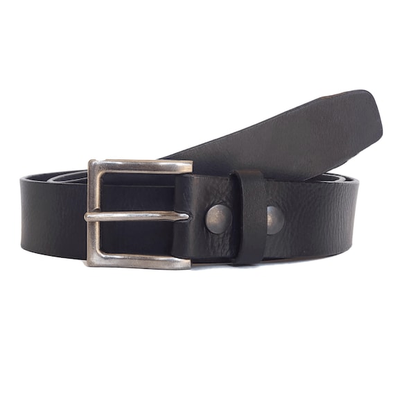 Mens leather top belts size 46