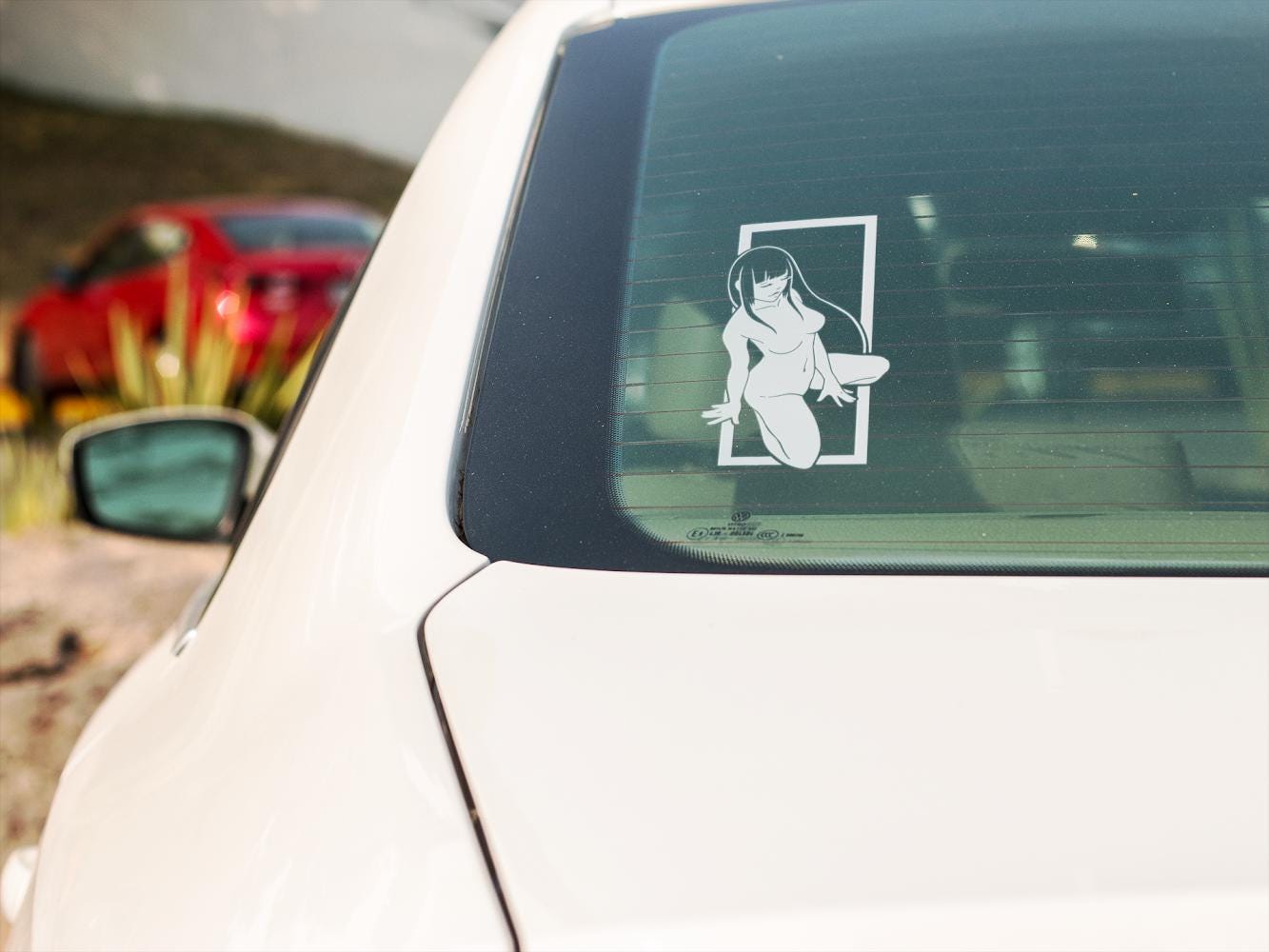 Anime Girl // Anime Sticker // Weatherproof Vinyl Decal - Etsy