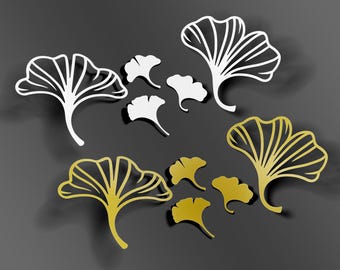 Hoja de ginkgo // Adhesivo japonés // Adhesivo de vinilo resistente a la intemperie