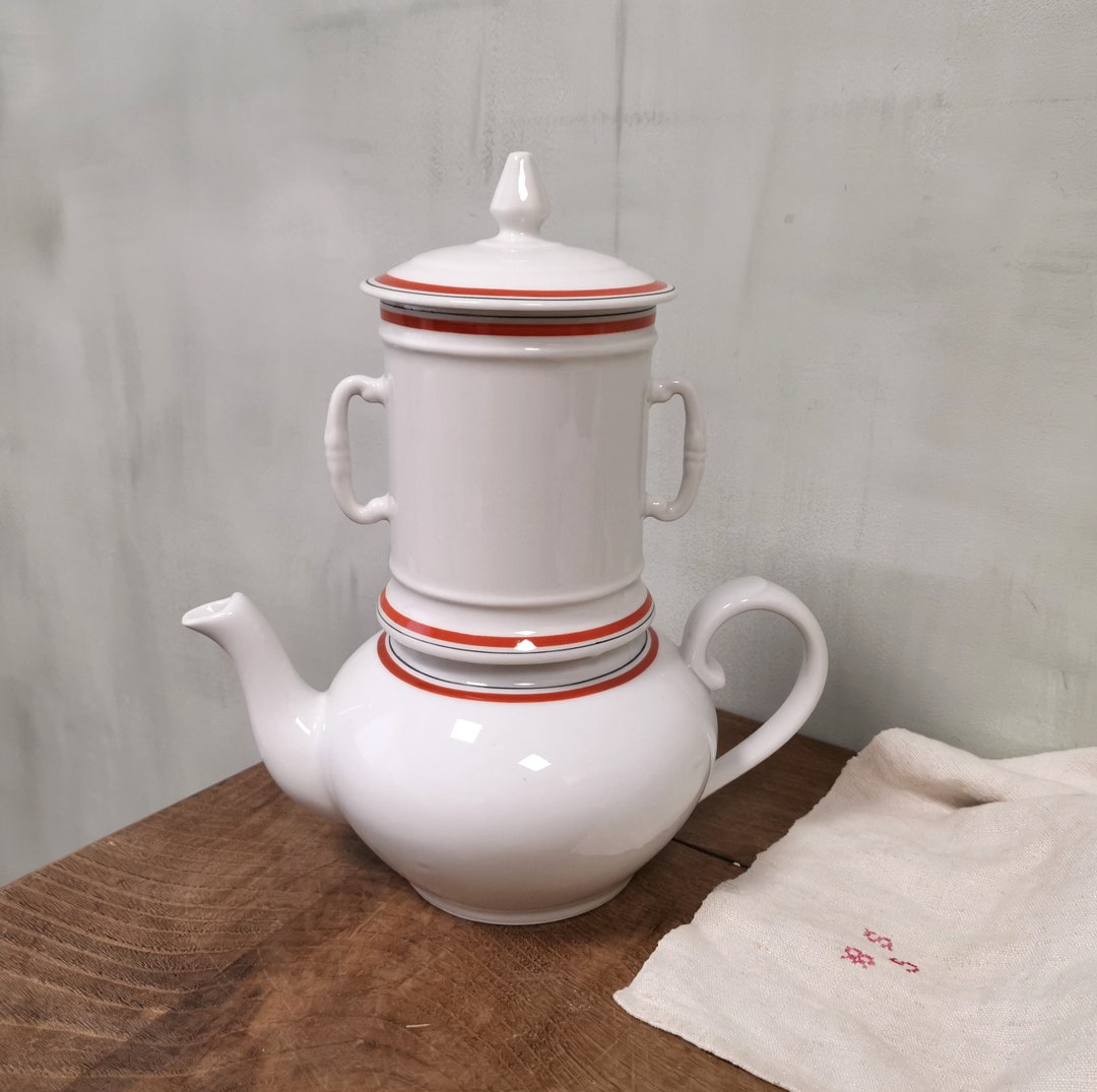 French Vintage Filter Coffee Pot Stamped APILCO PARIS Etsy