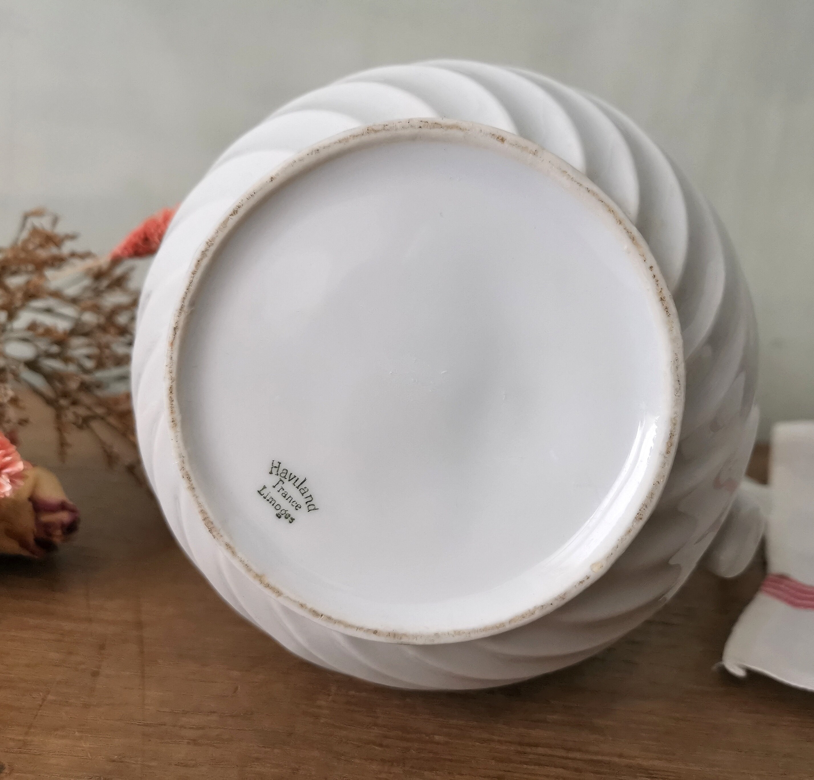 HAVILAND LIMOGES コーヒーポット、フランス製ヴィンテージ白磁