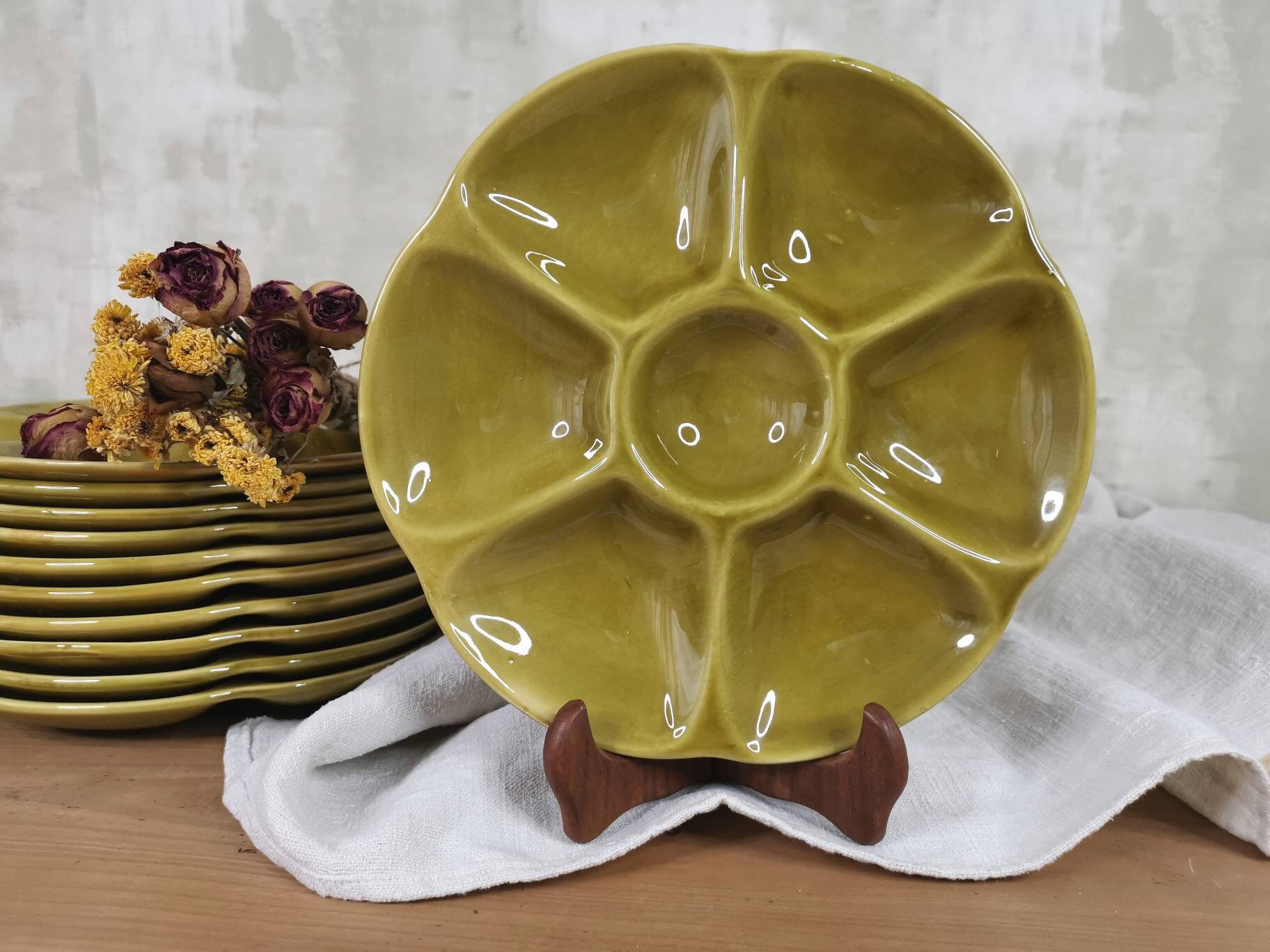 Assiette D'huîtres Anciennes