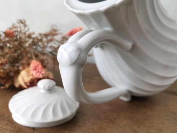 HAVILAND LIMOGES コーヒーポット、フランス製ヴィンテージ白磁
