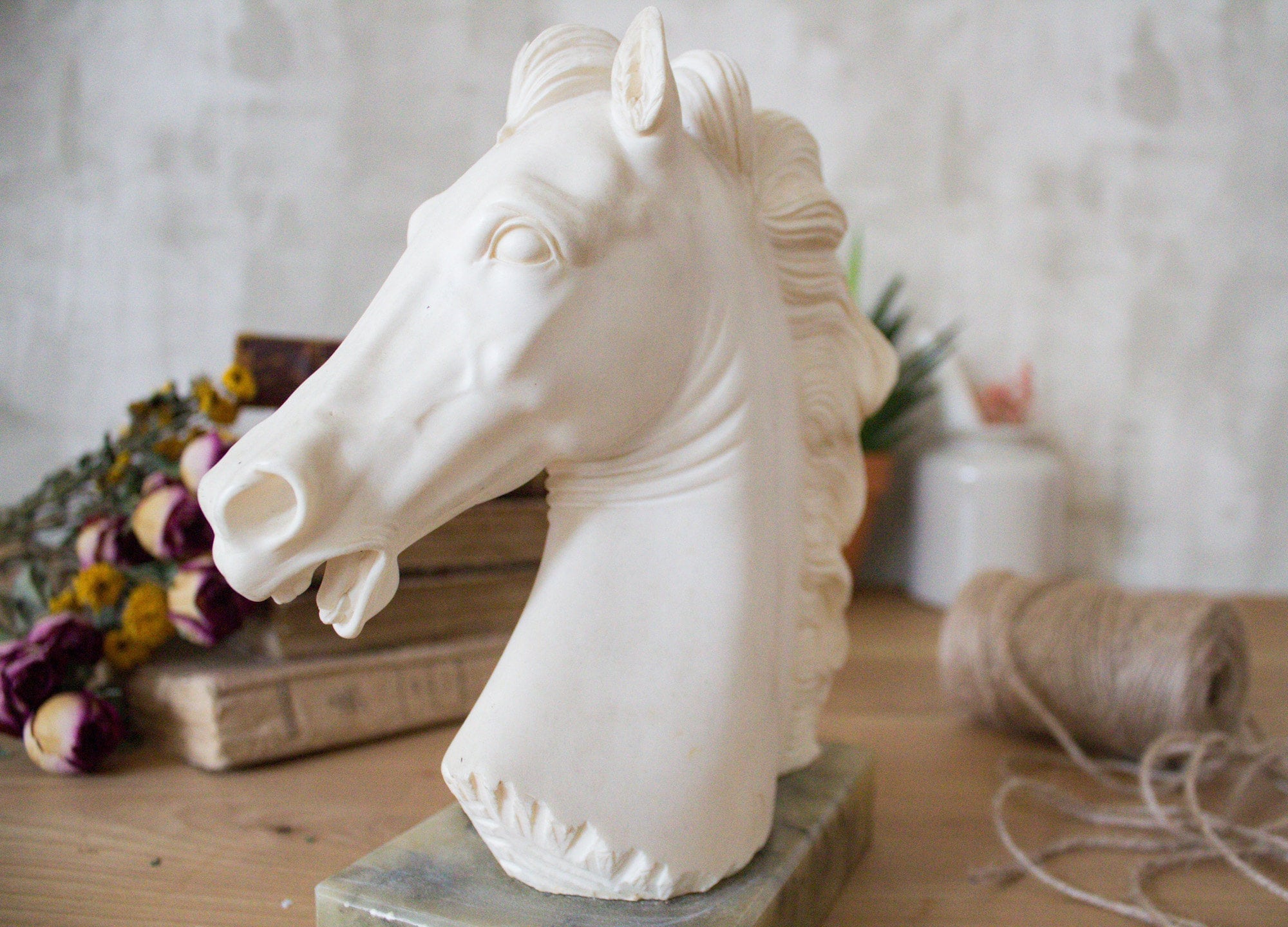 Sculpture De Cheval Vintage/statue