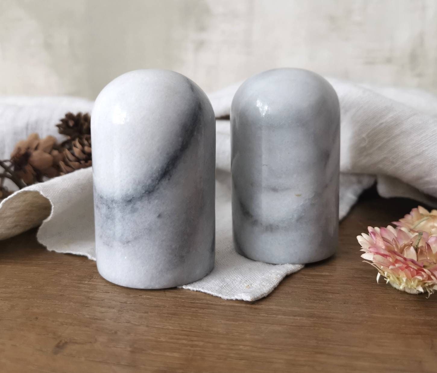 Marble Salt & Pepper Shakers (Set of 2) – McGee & Co.