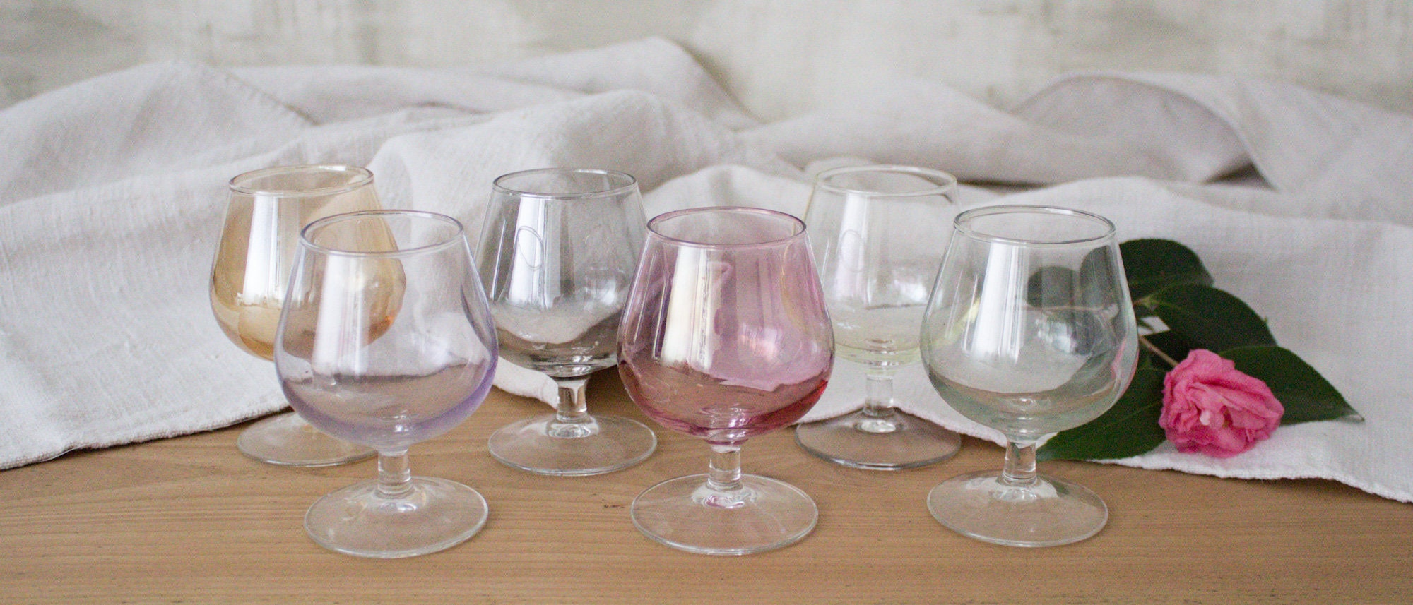 6 Millésimes Français Brandy &cognac Millésime Petits Verres, Snifter, Spiritueux Boissons, Verre Ir