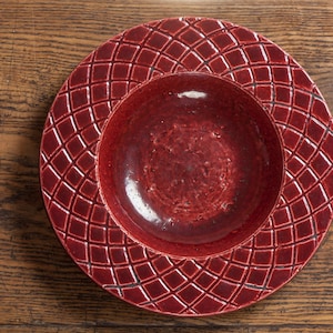 Gunnar Nylund, Chamotte Platte für Rorstrand, 1960er Jahre hergestellt in Schweden Vintage Schale, Mid Century skandinavischen Design