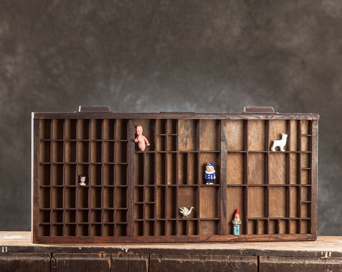 Vintage Printers Drawer / Typeset Tray / Letterpress Drawer / Etsy