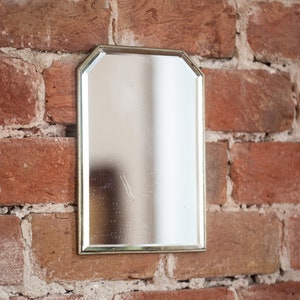 Vintage Wall Mirror from 1950's, Mid Century Bevelled Mirror, Retro Vintage Decoration image 1